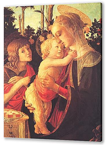 Картина маслом - Madonna of the roseplantation	
