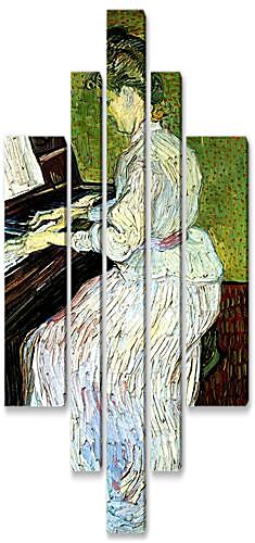 Модульная картина - Marguerite Gachet at the Piano
