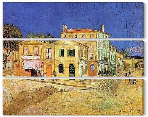 Модульная картина - Vincent s House in Arles The Yellow House

