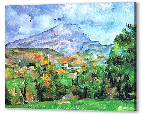 Картина маслом - La Montagne Sainte-Victoire (1)	

