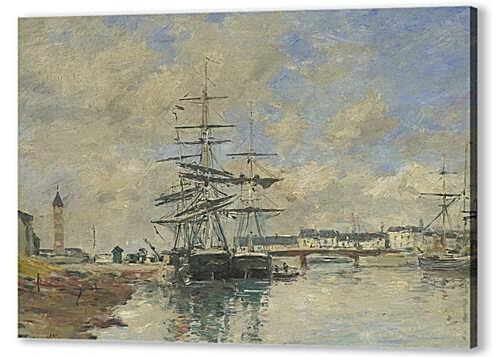 Картина маслом - Deauville Harbour
