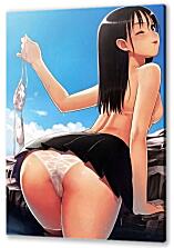 Постер (плакат) - Девушка аниме