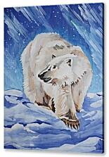 Постер (плакат) - Белый медведь