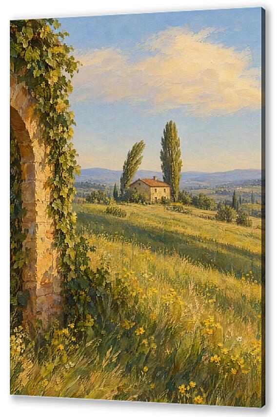 За плющевой аркой