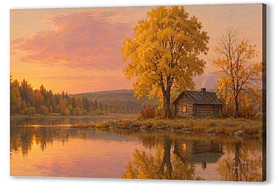 Тёплое окно у пруда