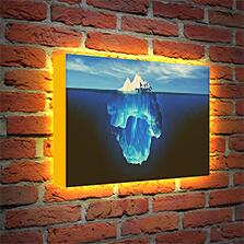 Лайтбокс световая панель - Моря и океаны - Айсберг под водой